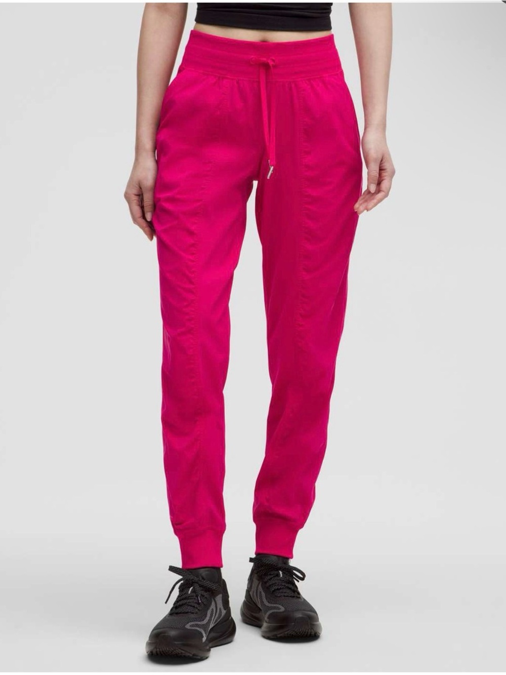 Lululemon mid-rise Dance Studio Joggers in passionate pink